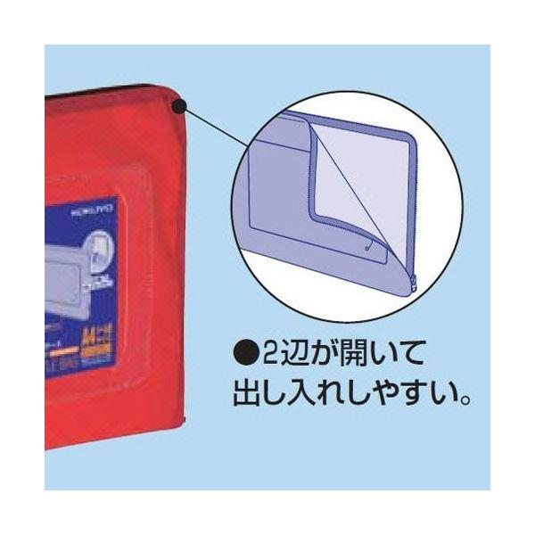 (まとめ) コクヨ 事務用連絡ケース(シャトルバッグ) ナイロンタイプ A4 メール便サイズ 黒 クケ-M2914D 1枚 〔×5セット〕_1