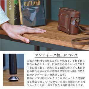パソコンデスク ワークデスク 約幅860mm スチールパイプ 木製 桐材 組立品 リビング 子供部屋 書斎 在宅ワーク_3