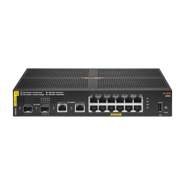 HP Aruba 6000 12G Class4 PoE 2G/2SFP 139W Switch R8N89A#ACF_1
