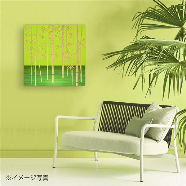 ユーパワー ウッドスカルプチャーアート 60×60cm 「フォレスト バンブー」GR+NP_5