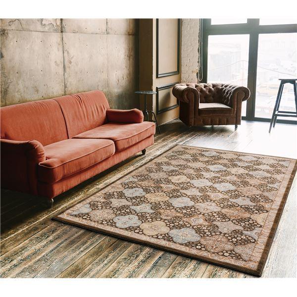 カーペット/ラグマット 約240×240cm 279/BR(ブラウン) 防炎 ホットカーペット対応 ベルギー製 『ベリーニ』 プレーベル〔代引不可〕 カーペット/ラグマット 約240×240cm 279/BR ブラウン 防炎 ホットカーペット対応 ベルギー製 『ベリーニ』