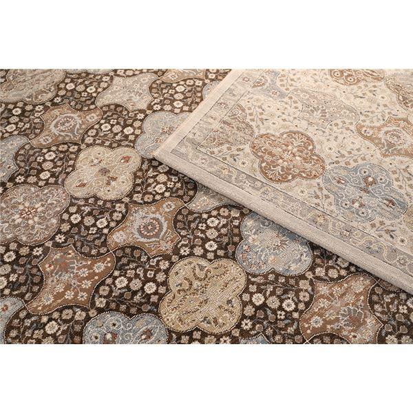 カーペット/ラグマット 約240×240cm 279/BR(ブラウン) 防炎 ホットカーペット対応 ベルギー製 『ベリーニ』 プレーベル〔代引不可〕 カーペット/ラグマット 約240×240cm 279/BR ブラウン 防炎 ホットカーペット対応 ベルギー製 『ベリーニ』