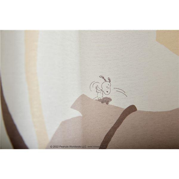 遮光 カーテン 約幅100×丈200cm ワイルドリーフ ピンク 1枚入 日本製 2級遮光 タッセル付き PEANUTS 遮光カーテン スミノエ〔代引不可〕_4
