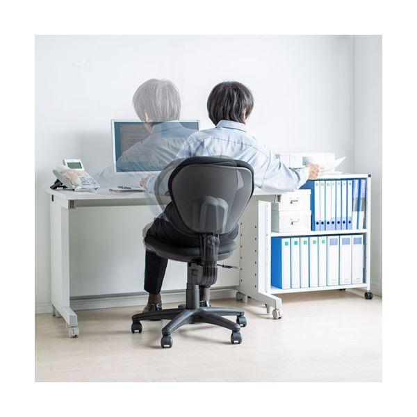 サンワサプライ オフィスチェア SNC-T162BK ブラック/ブラック〔組立式〕_1