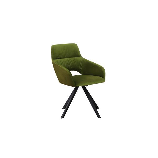 チェア グリーン ベルベット調生地 パーソナルチェア ダイニングチェア 椅子 チェア UP 364 DAVIS ダヴィス spin chair_1
