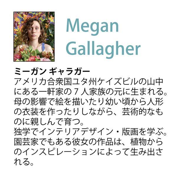 ユーパワー ミーガン・ギャラガー Gel加工 アートフレーム 「フラワー パワー3」_1