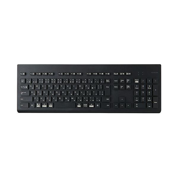 エレコム 洗える 抗菌Bluetoothキーボード ブラック TK-WS03BMKBK 1台_2