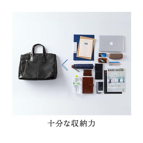 サンワダイレクト 日本製ビジネスバッグ(2WAY・高強度ナイロン使用・ブラック) 200-BAG156BK 1個_5