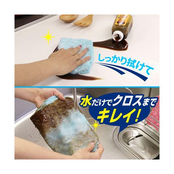 （まとめ） レック 激落ちくん 油汚れに強いクロスお徳用 K00309 1パック（3枚） 〔×10セット〕の画像