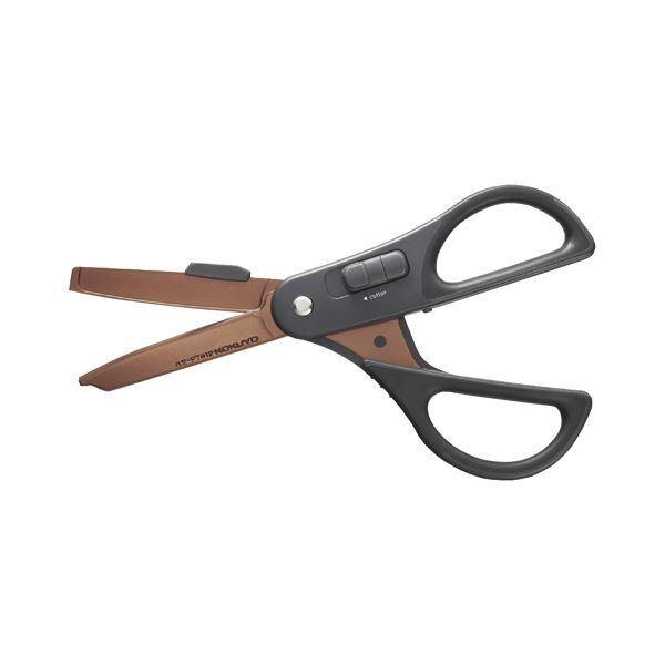 まとめ） コクヨ 2Wayハサミ（ハコアケ）チタン・グルーレス刃