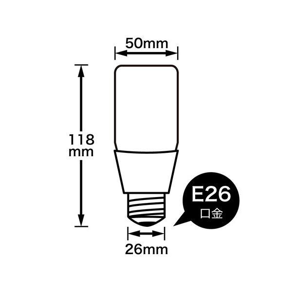 〔5個セット〕 YAZAWA T形LED 100W形 E26 昼白色 LDT13NGX5の画像