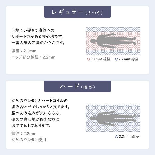 ベッド クイーン 国産ポケットコイルマットレス付 ハード ブラウン パネルタイプ 軽量 通気性 すのこベッド ローベッド_15