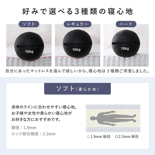 ベッド クイーン 国産ポケットコイルマットレス付 ハード グレージュ パネルタイプ 軽量 通気性 すのこベッド ローベッド_14