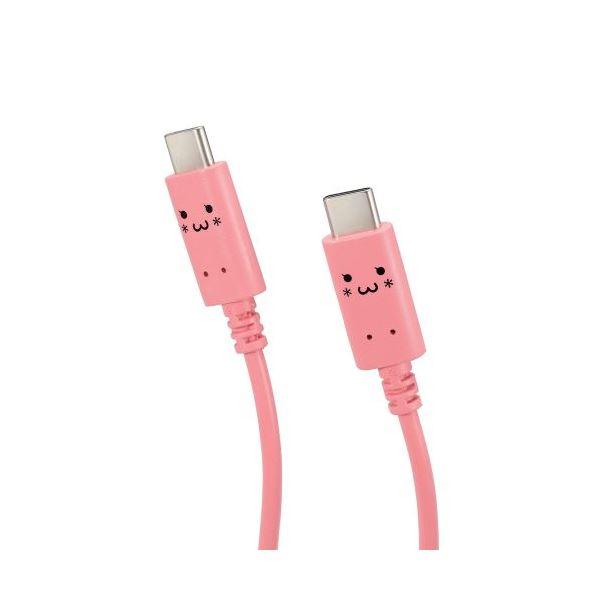 〔5個セット〕 エレコム しろちゃんUSB Type-C（TM）ケーブル MPA-CCF20PNFX5
