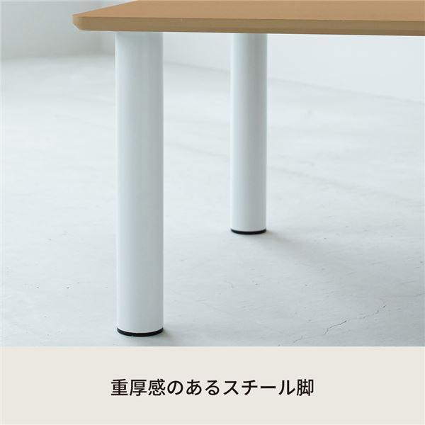 ライフテーブル80(ナチュラル)〔幅80cm〕 机 ローテーブル ミニテーブル 木目 座卓 リビングテーブル センターテーブル子供部屋 勉強机 ヴィンテージ モダン ..._3