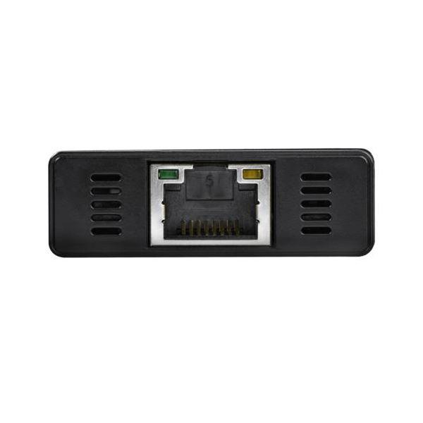 StarTech.com 3ポートUSB3.0ハブ付きLANアダプタ ギガビットEthernet対応 ブラック ST3300GU3B1個_4