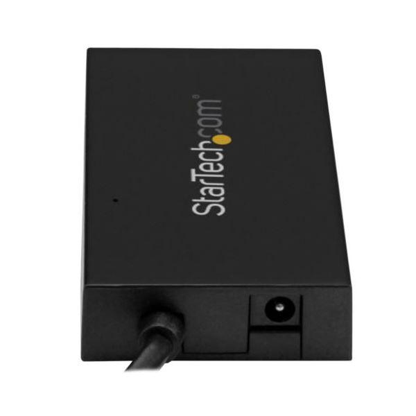 StarTech.com 4ポートUSB3.0ハブ USB-A×3口（高速充電対応）／C×1口 ブラック HB30A3A1CSFS1個_1
