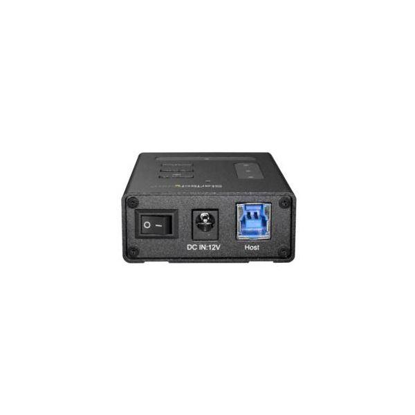 StarTech.com 4ポートUSB3.0ハブ 金属ケース USB-A×3口／C×1口 5Gbps 産業用 ブラックHB30A3A1CST 1個_1