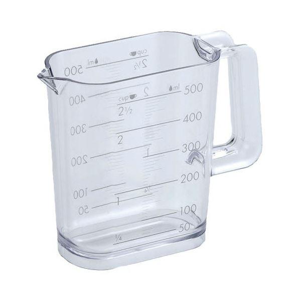 （まとめ） 和平フレイズジー・クック 計量カップ 500ml シルバーグレー GC-263 1個 〔×5セット〕の画像