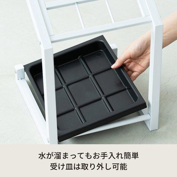 〔5個セット〕9マス傘立て（ホワイト/白） かさたて カサ立て 収納 オフィス アンブレラスタンド 店舗 業務用 スリム 軽量 玄関 アイアン エントランス 業務..._3