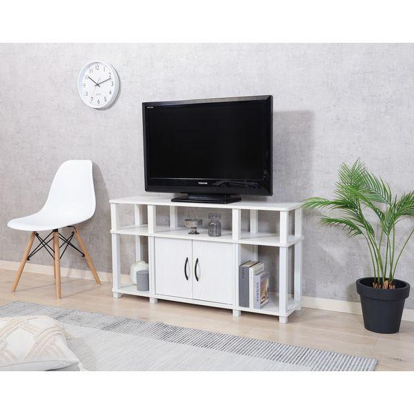 ハイTVラック オークホワイト 組立品 【公式通販】