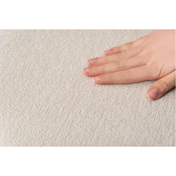 フロアチェア パーソナルチェア 約幅56×奥行52×高さ34×座面高7cm ホワイト 天然木 木製 リビング インテリア家具 完成品_5