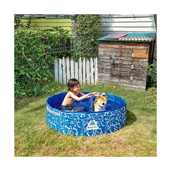 ジーロン フォールディングプール 水遊び・ペット用・ボールプールにも 約120×120×30cm JL-685436_3