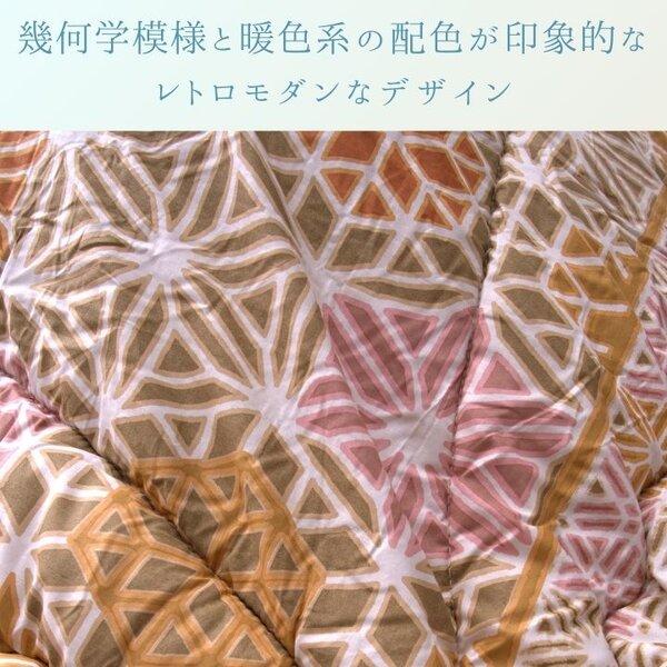 こたつ布団 厚掛 凛 BE ベージュ 約205×285cmの画像