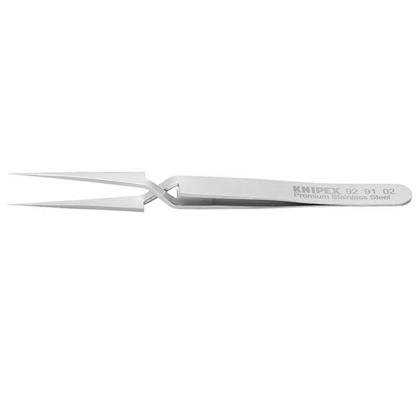 KNIPEX クニペックス 逆作用ピンセット INOX 120mm 全長120mm 9291-02