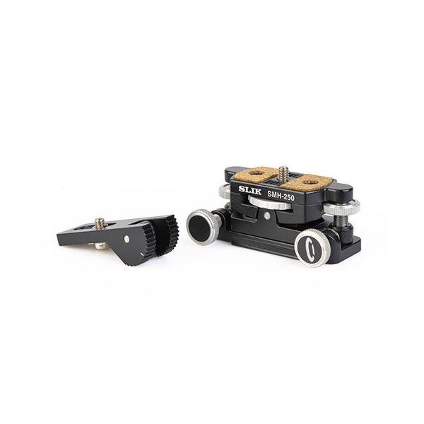 スリック SLIK SMH-250 微動方式押しねじ式の2軸微動雲台。高度補助ウェッジ付属 SMH-250_3
