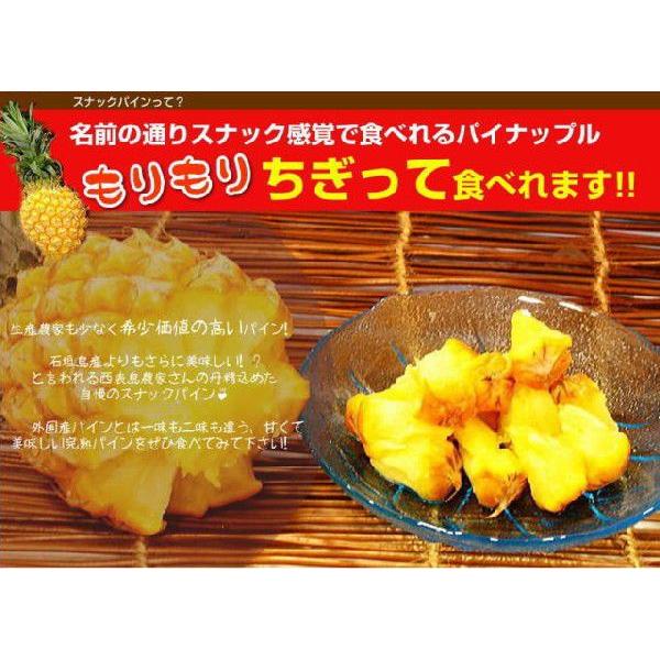 期間限定 西表島産スナックパイン＆ピーチパイン各2玉セット : 沖縄