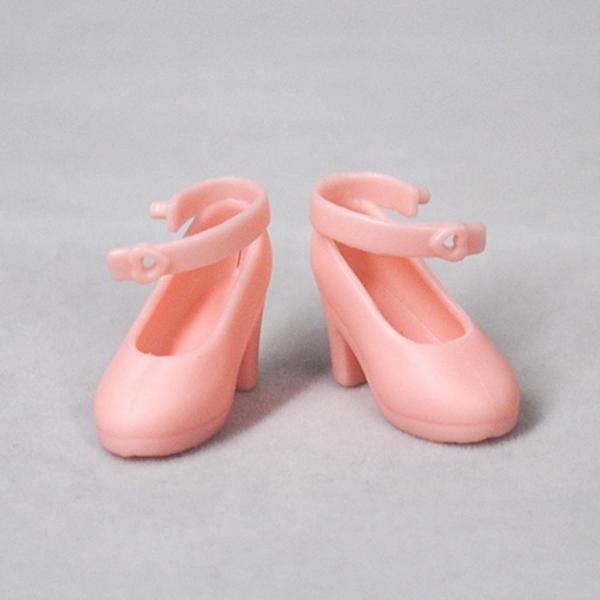 ブライスリカちゃん/モモコ/アゾンドレスアップ衣装Accsピンクのプラスチック製の女の子の人形の靴｜chibi-maruya｜05