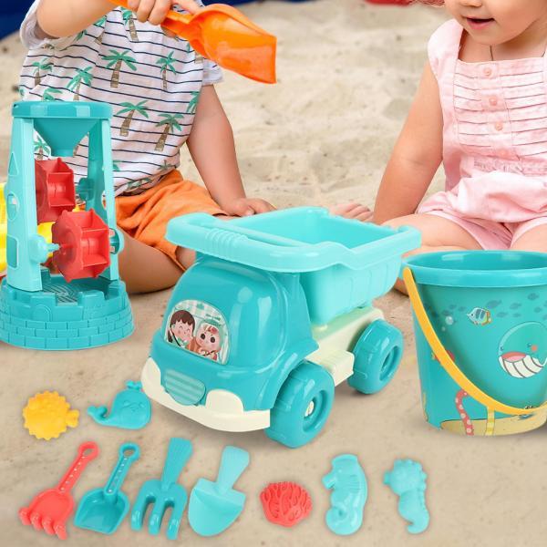 砂のおもちゃセット、幼児が砂を掘るおもちゃ、モンテッソーリ 13 ピース子供用お風呂のおもちゃ、ビーチの砂のおもちゃセット、バスタイムのおもちゃ、幼児｜chibi-maruya｜08