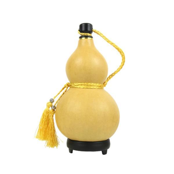 黄色 大 ひょうたんボトル ひょうたん水筒装飾蜜蝋防水｜chibi-maruya｜10