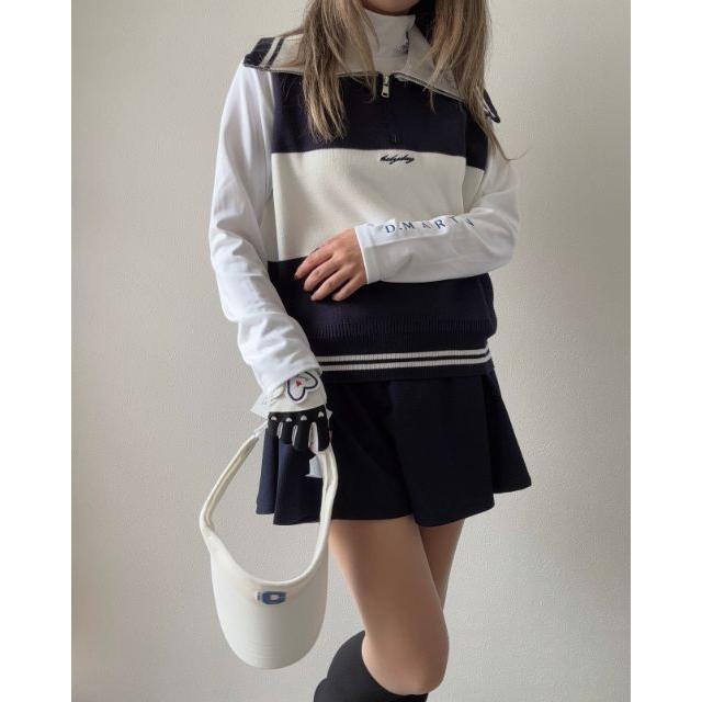 D.MARTIN刺繍ボトルネックLT K250802-01 韓国ゴルフウェア レディース