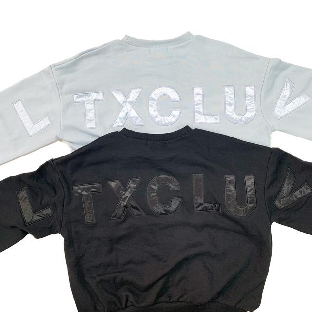 21春夏新作 Lovetoxic バックビッグサテンプルオーバー No ラブトキシック 子供服 女の子 サテン トレーナー サックス 青 ブラック 黒 春 夏 Chibicco House 通販 Yahoo ショッピング