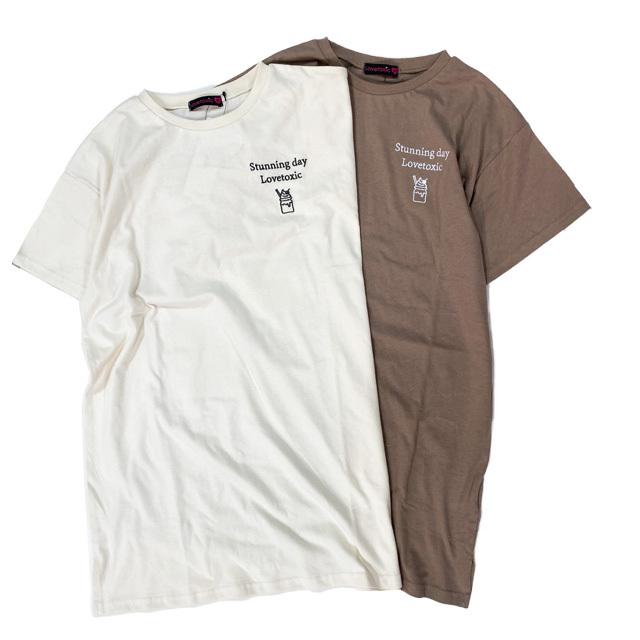 21春夏新作 Lovetoxic バックフォトプリントｔシャツワンピース No ラブトキシック 子供服 女の子 半袖 ワンピース 転写 アイボリー 茶色 ブラウン Chibicco House 通販 Yahoo ショッピング