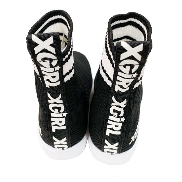 19秋冬新作 エックスガールステージス スニーカーブーツ No X Girl Stages 子供服 小物 靴 女の子 カジュアル 黒 ブラック 秋 冬 Chibicco House 通販 Yahoo ショッピング