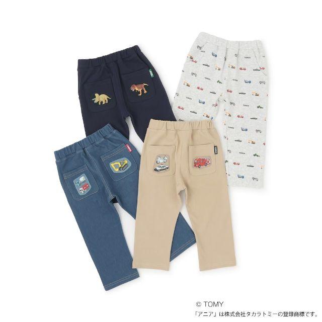 petit main 2026春夏新作 Petit TOMICA・ANIA カットロングパンツ No