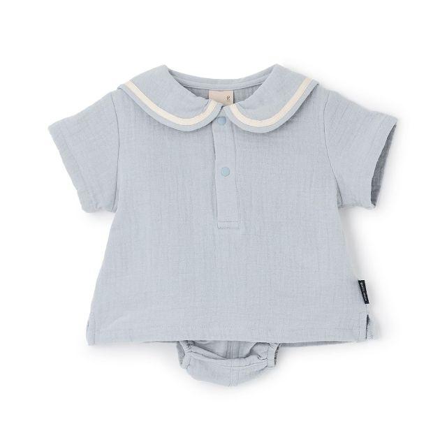 petit main 2026春夏新作 Petit ガーゼセーラーセットアップ No