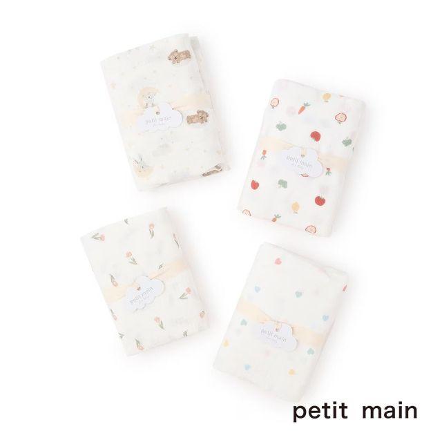 petit main 2026春夏新作 Petit ガーゼおくるみ No.9661513