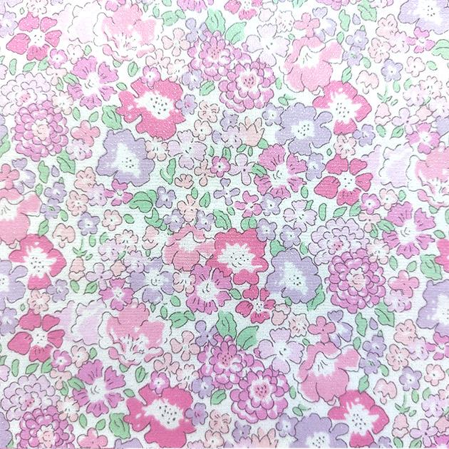 リバティプリント【ラメ入りタナローン/別注】ミシェル（クリスタル  