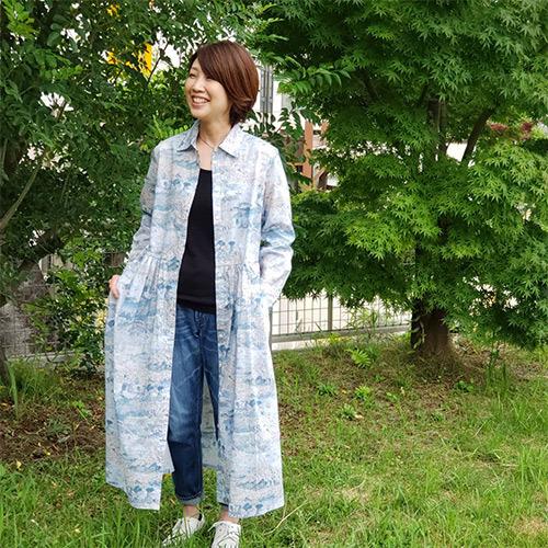 ポイント10倍 Liberty リバティ柄 シャツ ロングワンピース リバティプリント ワンピース Reachahand Org