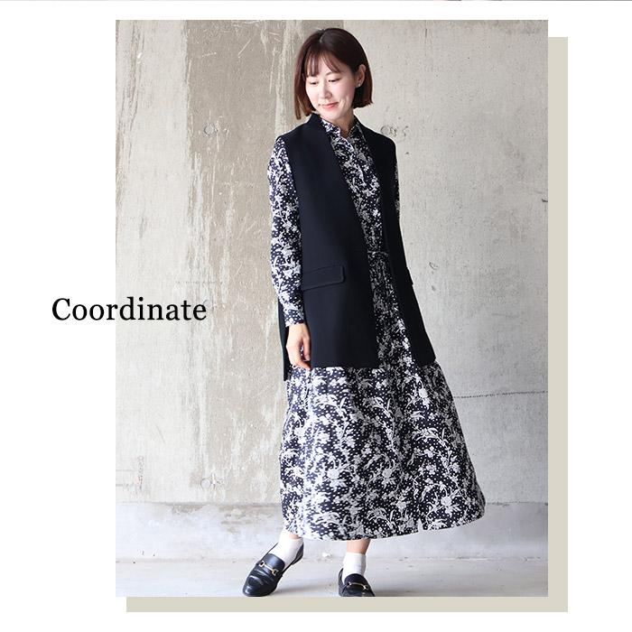 HUG O WAR リバティプリントマロリーフリルワンピース　サイズ1 ブラック HUG O WAR リバティプリントマロリーフリルワンピース サイズ1