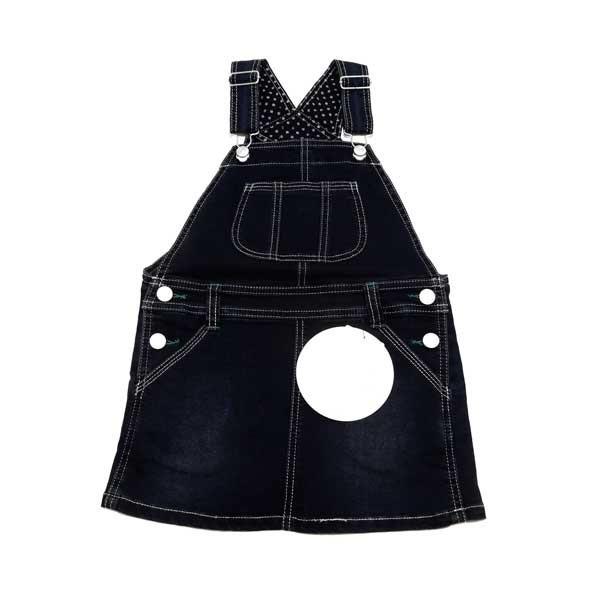 ジャンバースカート コペック デニム 子供服 女児 紺 :500301 ...