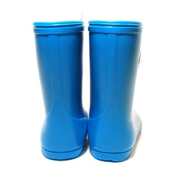 BdeR（ビーデアール） レインブーツ 青 長靴 無地 キッズ 男児 : ちび
