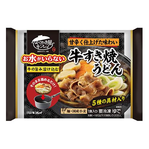 キンレイ 牛すき焼うどん 冷凍食品 お取り寄せ ご自宅用 お水がいらない なべやき屋キンレイ 簡単 温めるだけ 3805 千房ネットショップ 通販 Yahoo ショッピング