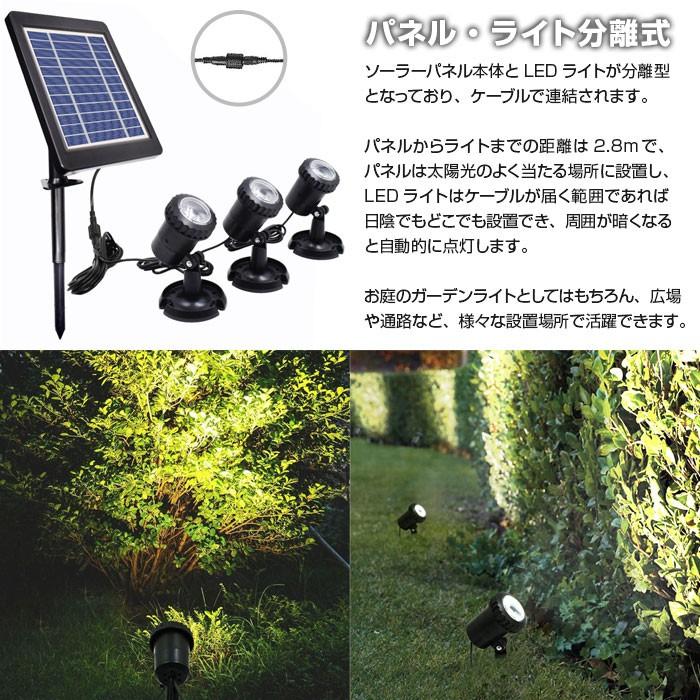 3灯 ソーラースポットライト ソーラー充電式 暖光 白光 Rgb ガーデンライト 屋外 太陽光充電 Ip65防水 Chi Bsv Sl3 R0503 03n Chic 通販 Yahoo ショッピング