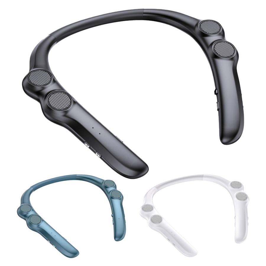 首かけスピーカー Bluetooth ネックスピーカー 肩掛けスピーカー 首掛けスピーカー USB