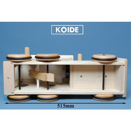汽車ポッポ （木製車輪）KOIDE 日本製 木のおもちゃ 出産祝い 誕生日